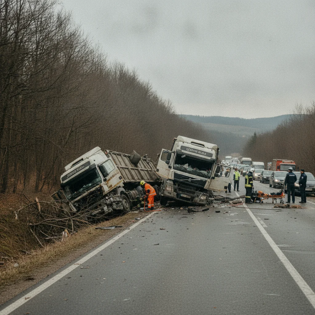 Accident între Popeni și Jibou: două ansambluri s-au ciocnit
