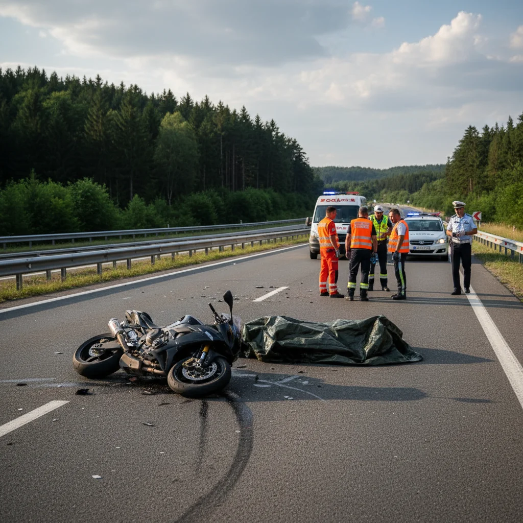 Accident pe centura Zalăului: motociclist a murit tragicaț