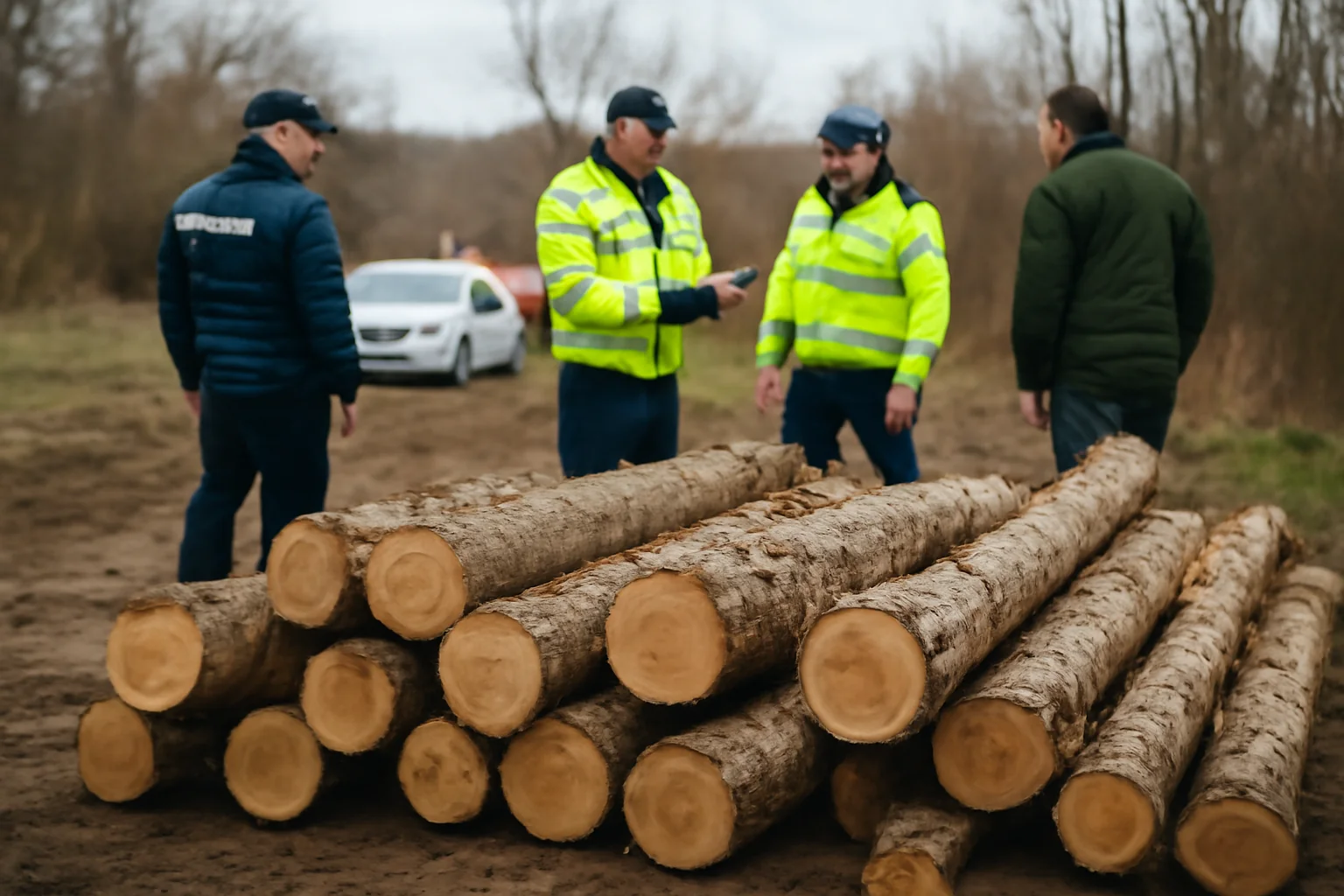 Acțiune amplă a polițiștilor din Zalău în zona Sânmihaiu Almașului: amenzi de peste 84.000 de lei și lemn confiscat