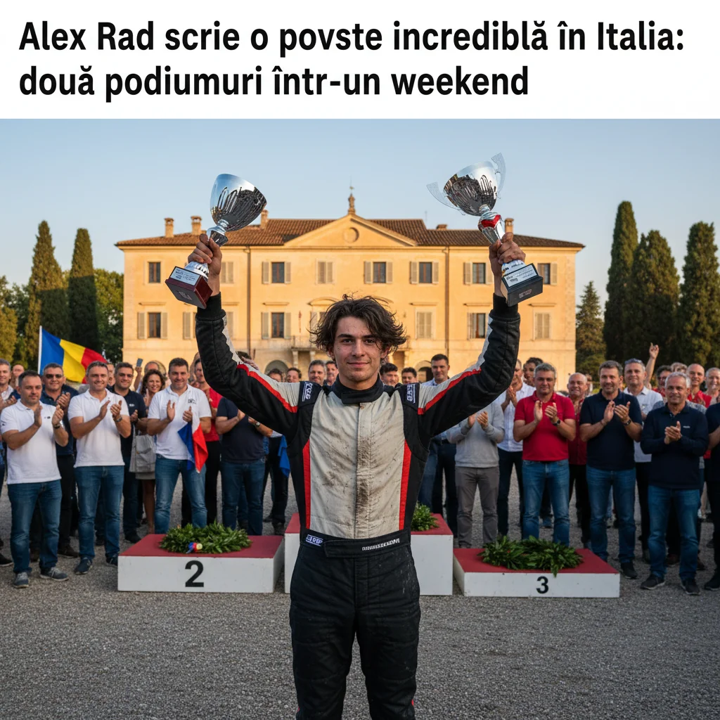 Alex Rad cucerește Italia cu două podiumuri într-un weekend