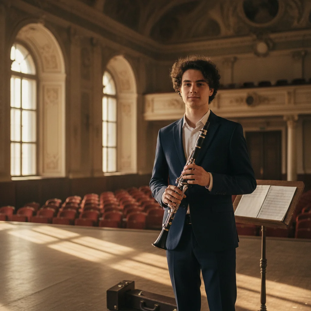 Antonio Tărău din Zalău, finalist la ediția a VIII-a a Silverstein International Clarinet Contest