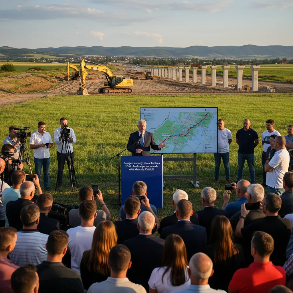 autostrada de la Marca la Chiribiș va fi deschisă circulației în octombrie 2026