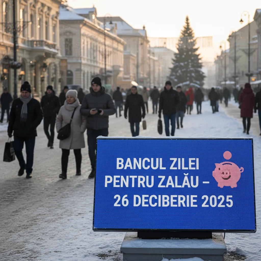 Bancul zilei pentru Zalău – 26 decembrie 2025