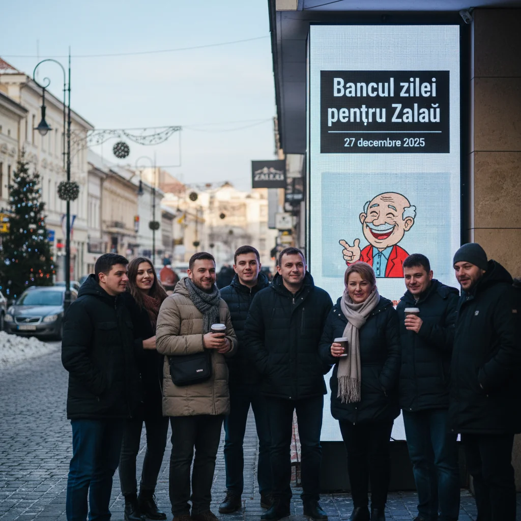 Bancul zilei pentru Zalău – 27 decembrie 2025