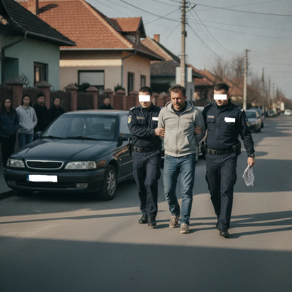 Buciumi: bărbat reținut după ce a condus fără permis și cu numere false