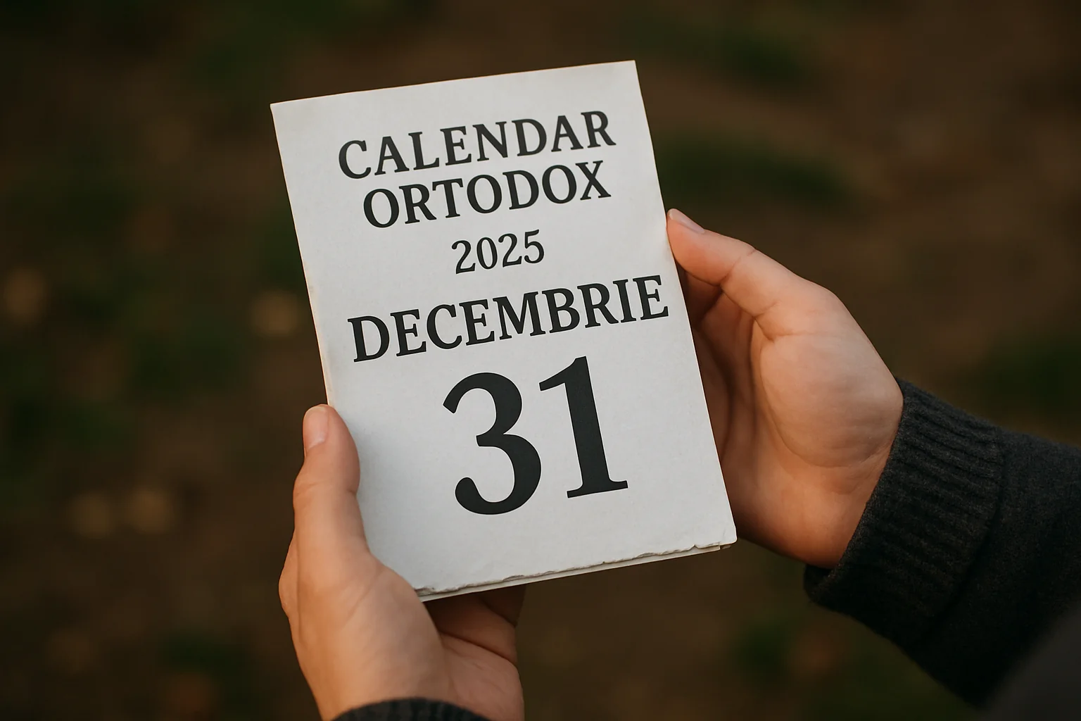 Calendar ortodox – 2025-12-31