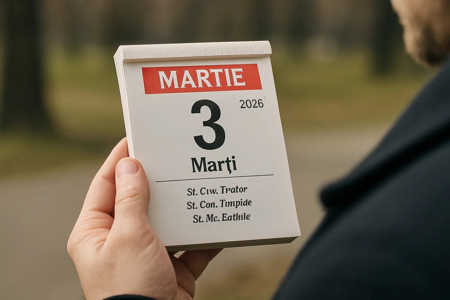 Calendar ortodox – 2026-03-03
