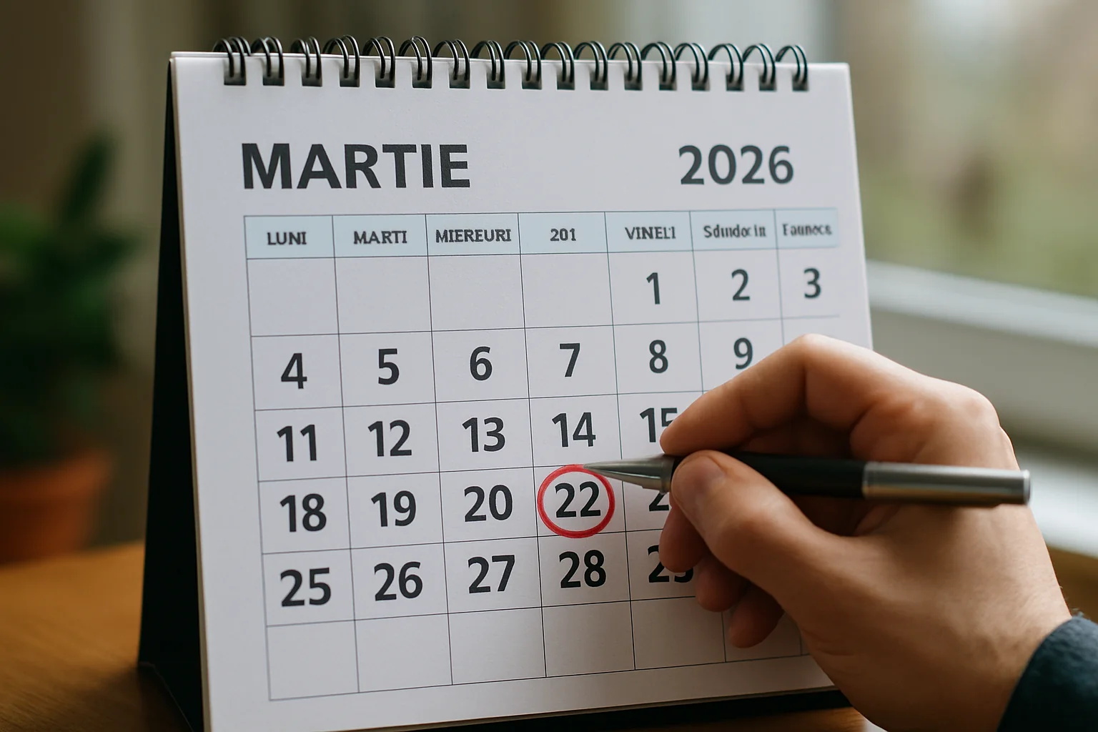 Calendar ortodox – 22 martie 2026