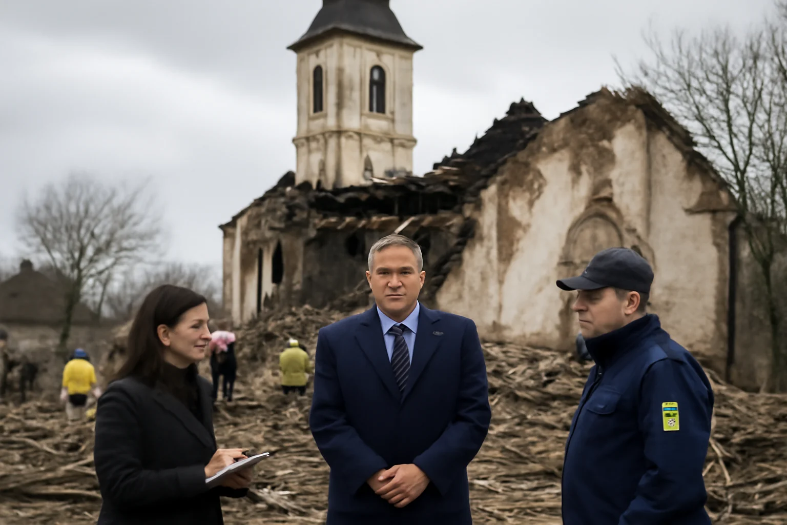 Căutările la biserica reformată din Cehu Silvaniei au fost încheiate; ancheta oficială începe la Zalău