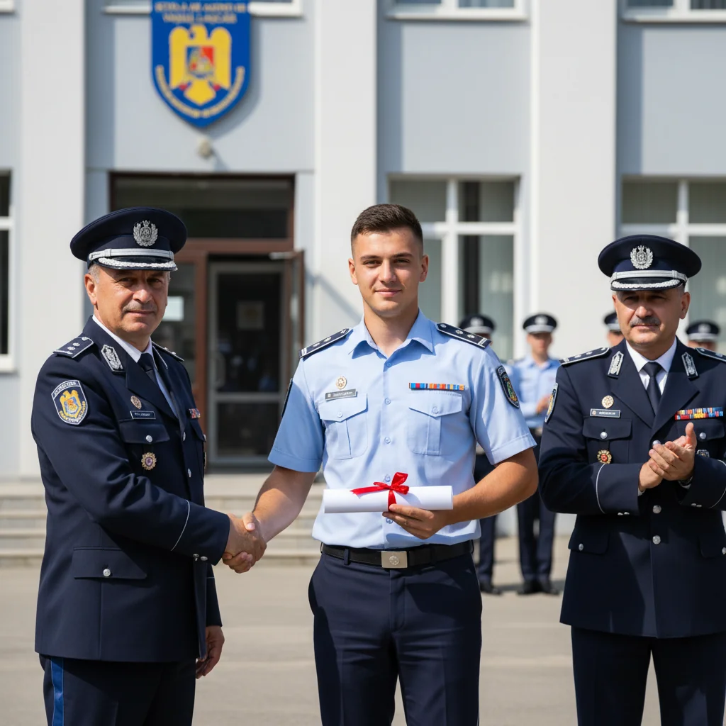 Cel mai tânăr polițist din Serviciul Economic Sălaj, promovat inspector înainte de termen pentru performanțe remarcabile