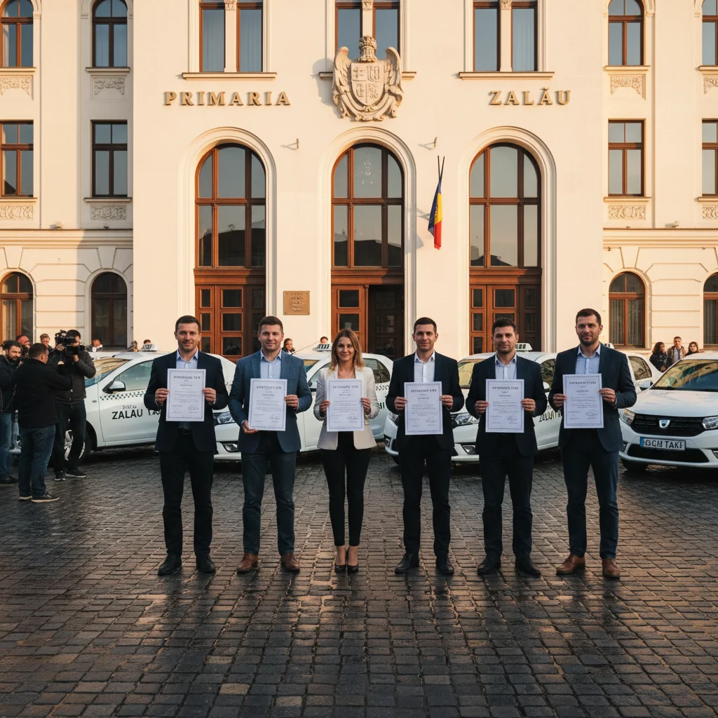 Cinci noi autorizații taxi disponibile la Zalău: Primăria deschide procedura de atribuire