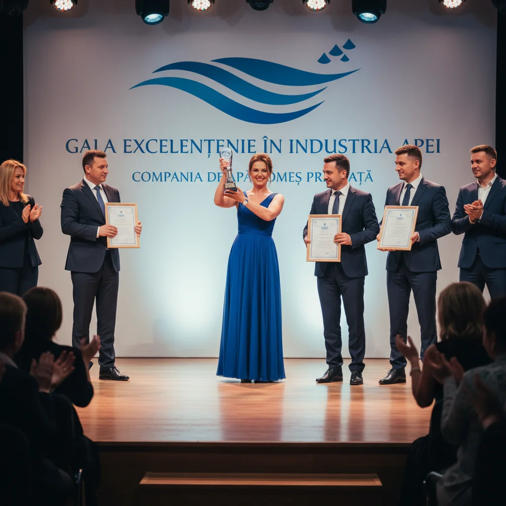 Compania de Apă Someș, premiată pentru performanță în domeniul apei; recunoaștere și pentru serviciile din Zalău