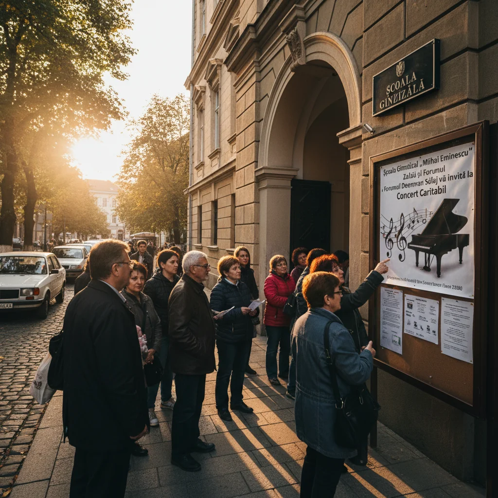 Concert caritabil la Zalău organizat de Școala Mihai Eminescu și Forumul Democrat German Sălaj