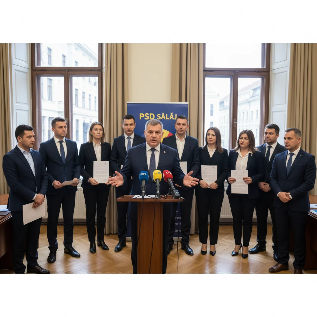 Consilierii PSD Sălaj semnalează blocajul bugetar după percheziții