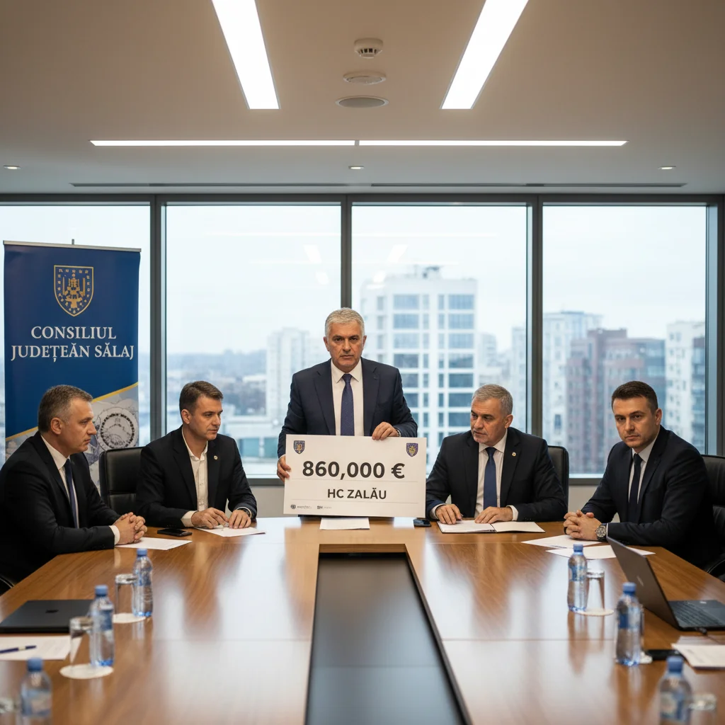 Consiliul Judeţean Sălaj majorează sprijinul financiar pentru HC Zalău la 860.000 de euro