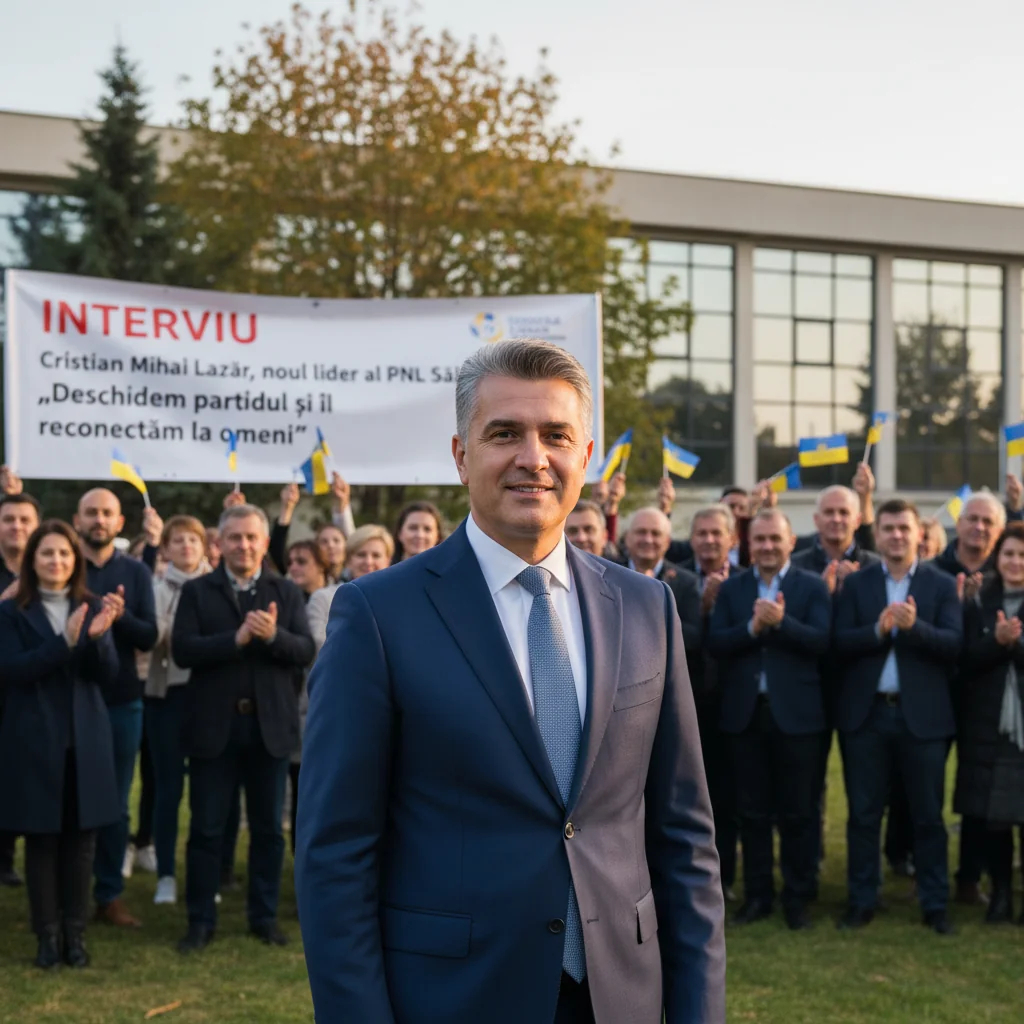Cristian Mihai Lazăr, lider PNL Sălaj, promite reconectarea la oameni