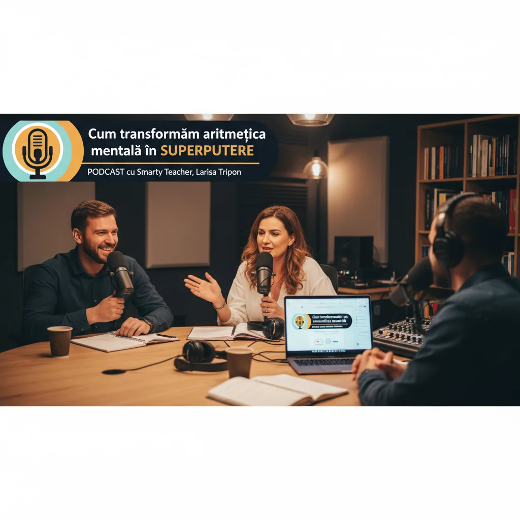 Cum să transformi aritmetica mentală într-o superputere – podcast cu Smarty Teacher, Larisa Tripon