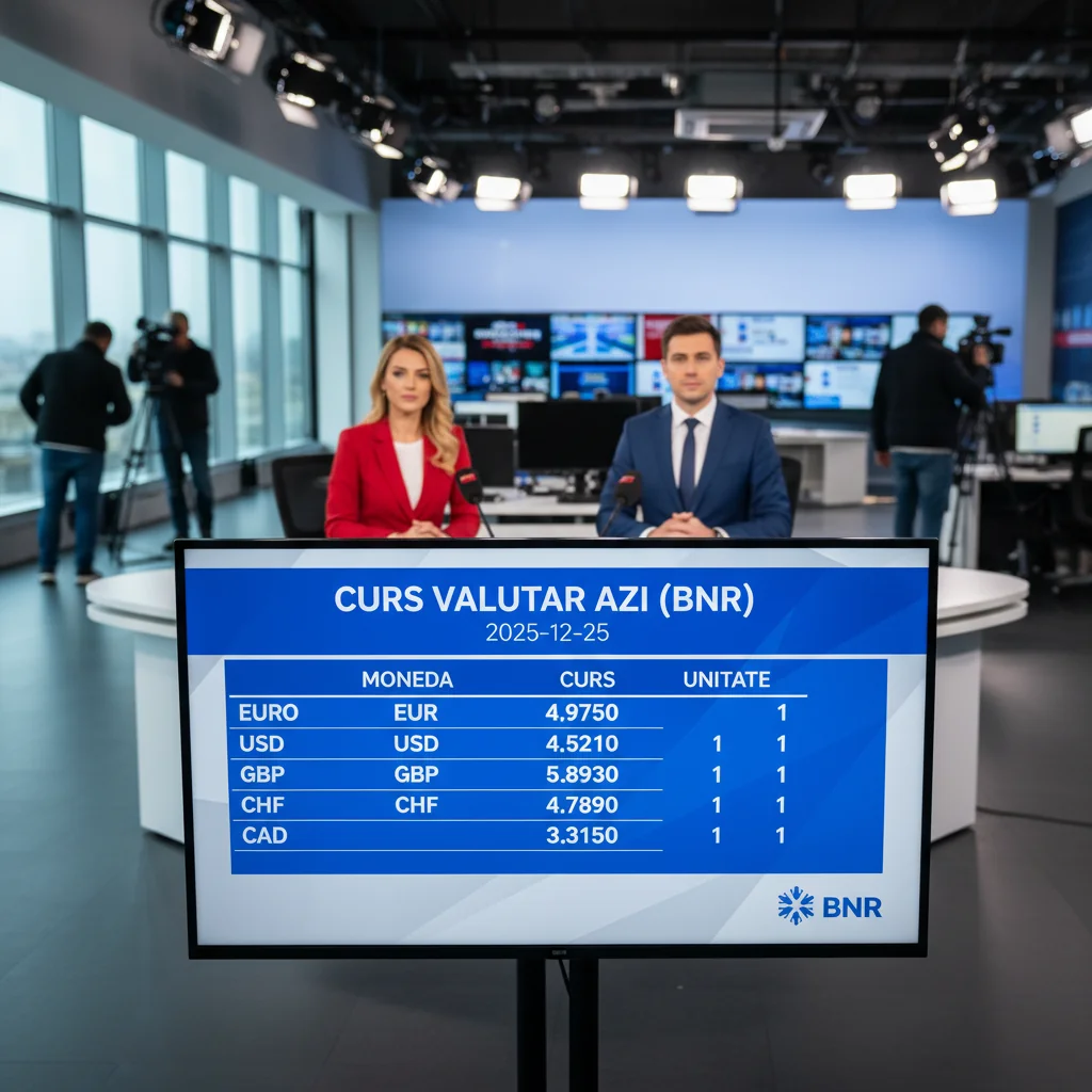 Curs valutar azi (BNR) – 2025-12-25
