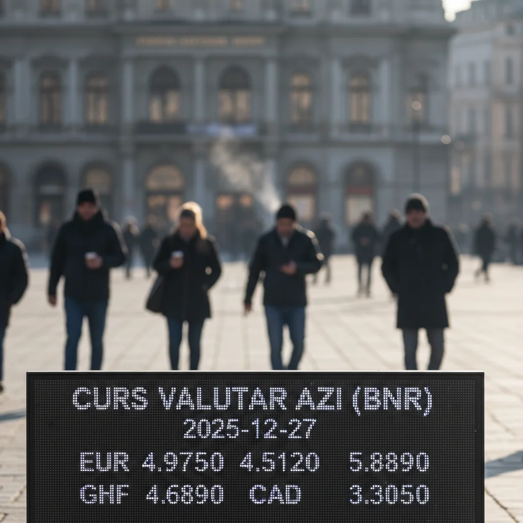 Curs valutar azi (BNR) – 2025-12-27