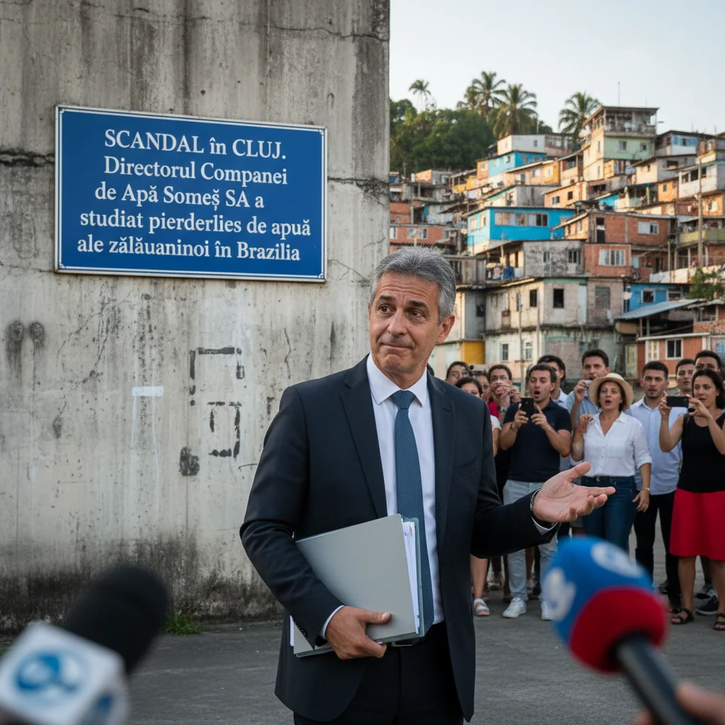 Directorul Companiei de Apă Someș SA, scandal în Cluj despre pierderile de apă