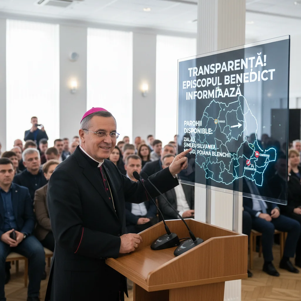 Episcopul Benedict anunță parohiile cu posturi disponibile în Zalău, Șimleu Silvaniei, Mirșid și Poiana Blenchii