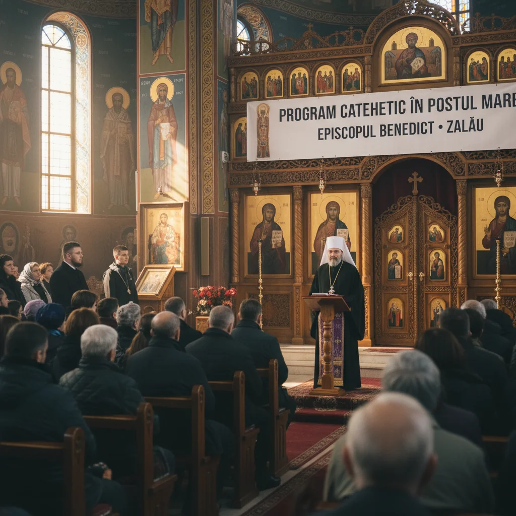 Episcopul Benedict inițiază program catehetic dedicat familiei la Zalău, în Postul Mare