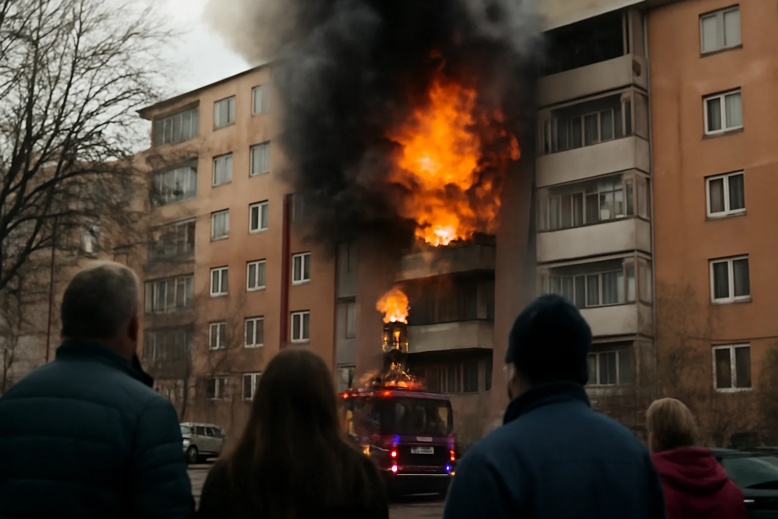 Explozie urmată de incendiu într-un bloc din Zalău. Intervenție de amploare cu Planul Roșu activat