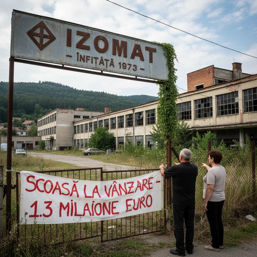 Fabrica Izomat din Șimleu Silvaniei, cu o istorie din 1973, oferită spre vânzare pentru 1,3 milioane de euro