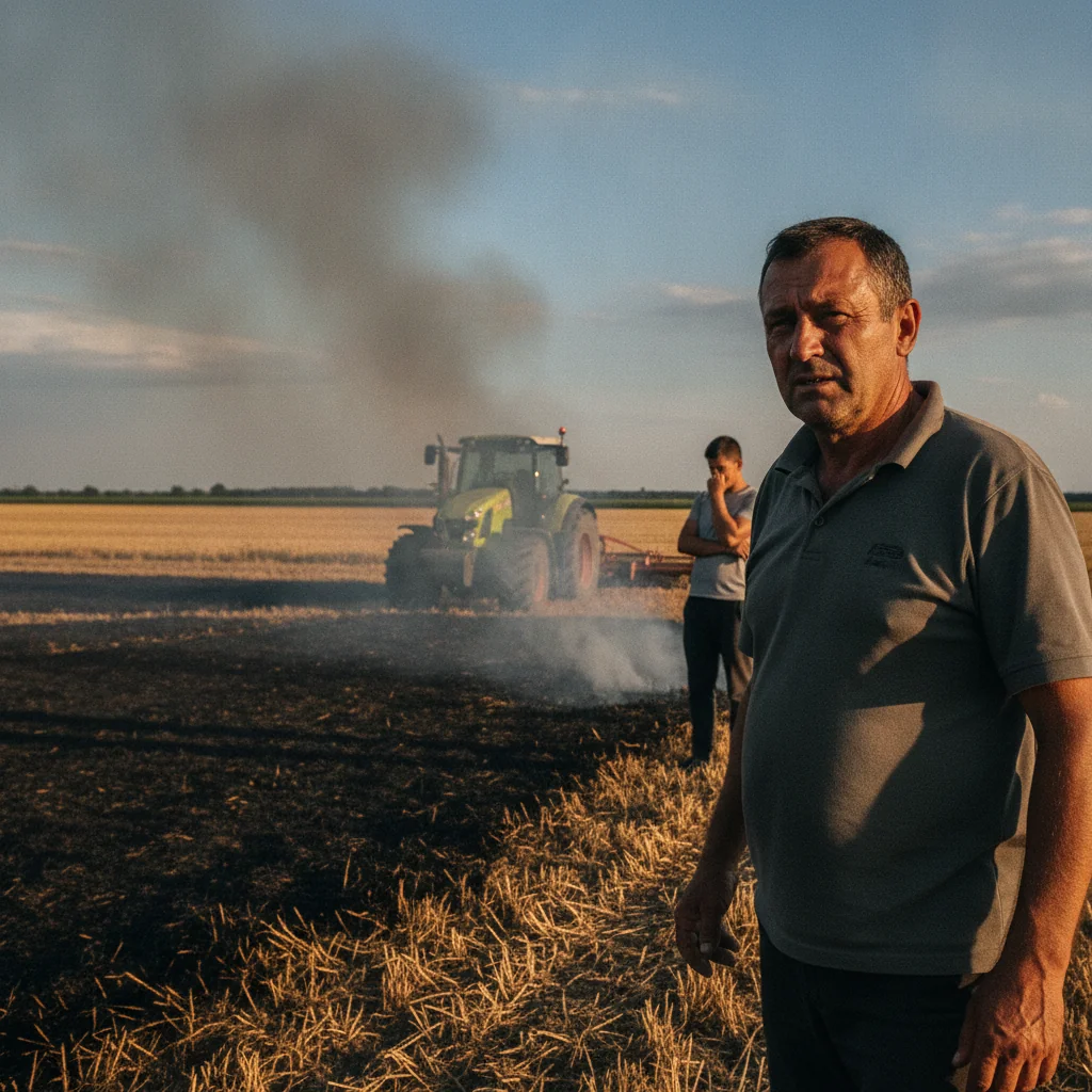 Fermierii din Sălaj riscă subvențiile APIA prin arderea miriștilor