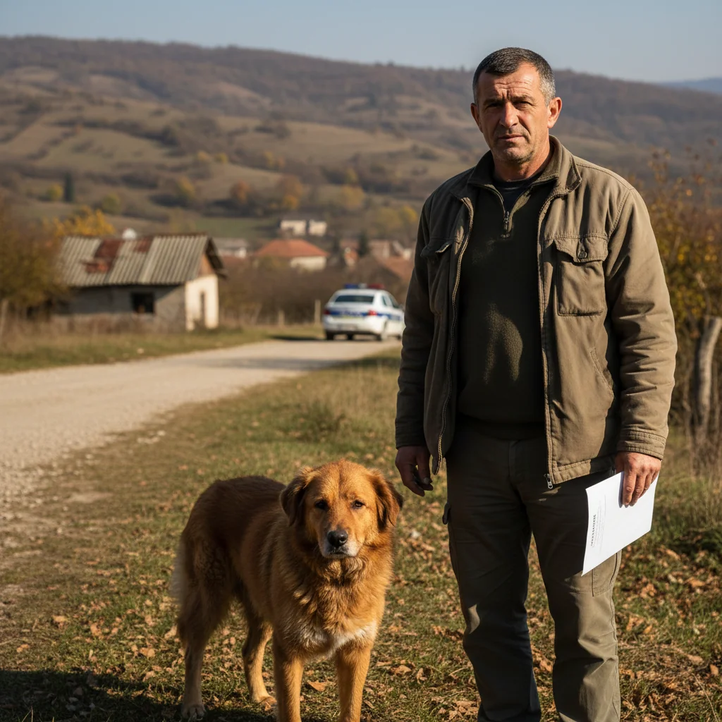 FOTO. Sălăjean sancționat cu 3.000 de lei pentru abandonul unui câine