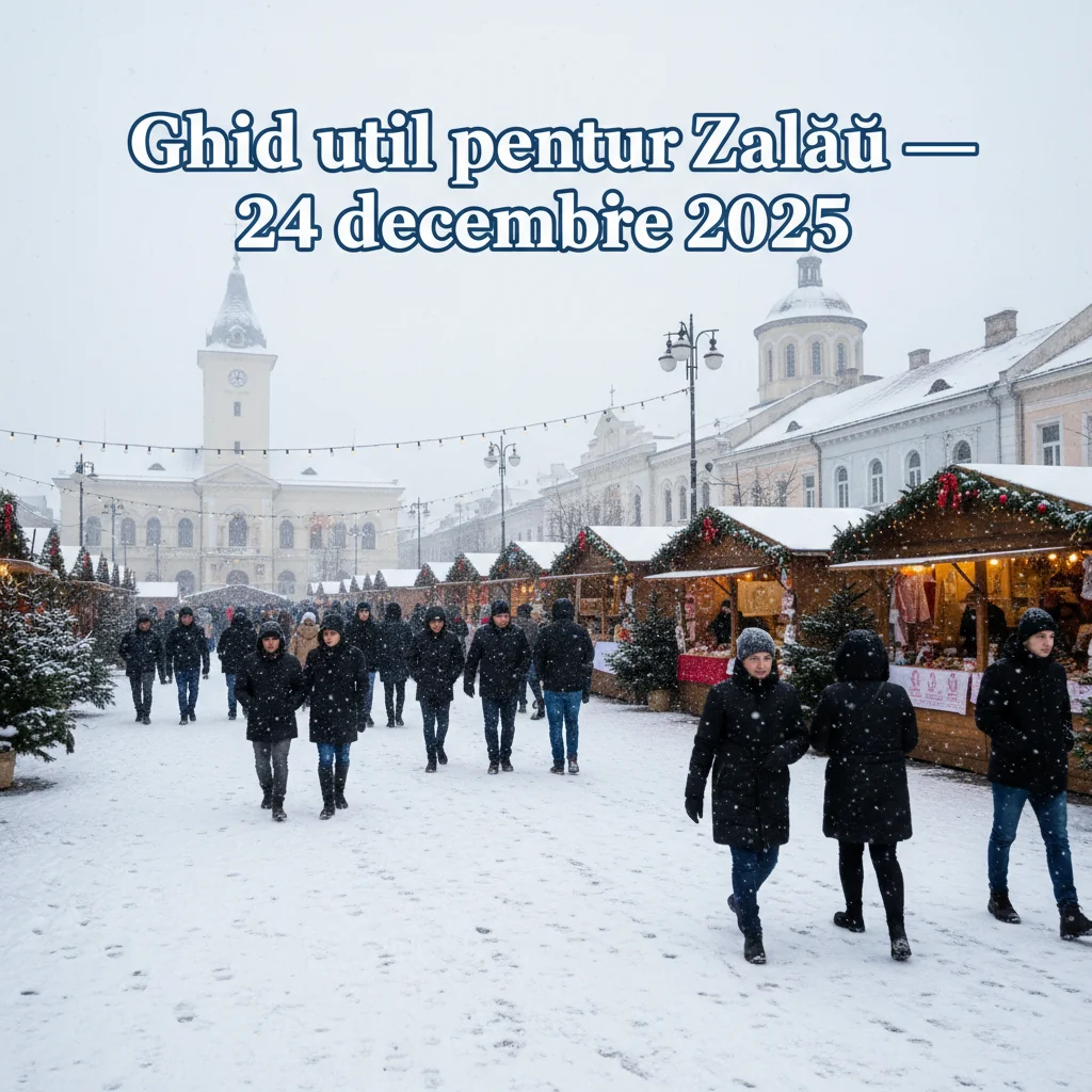Ghid util pentru Zalău — 24 decembrie 2025