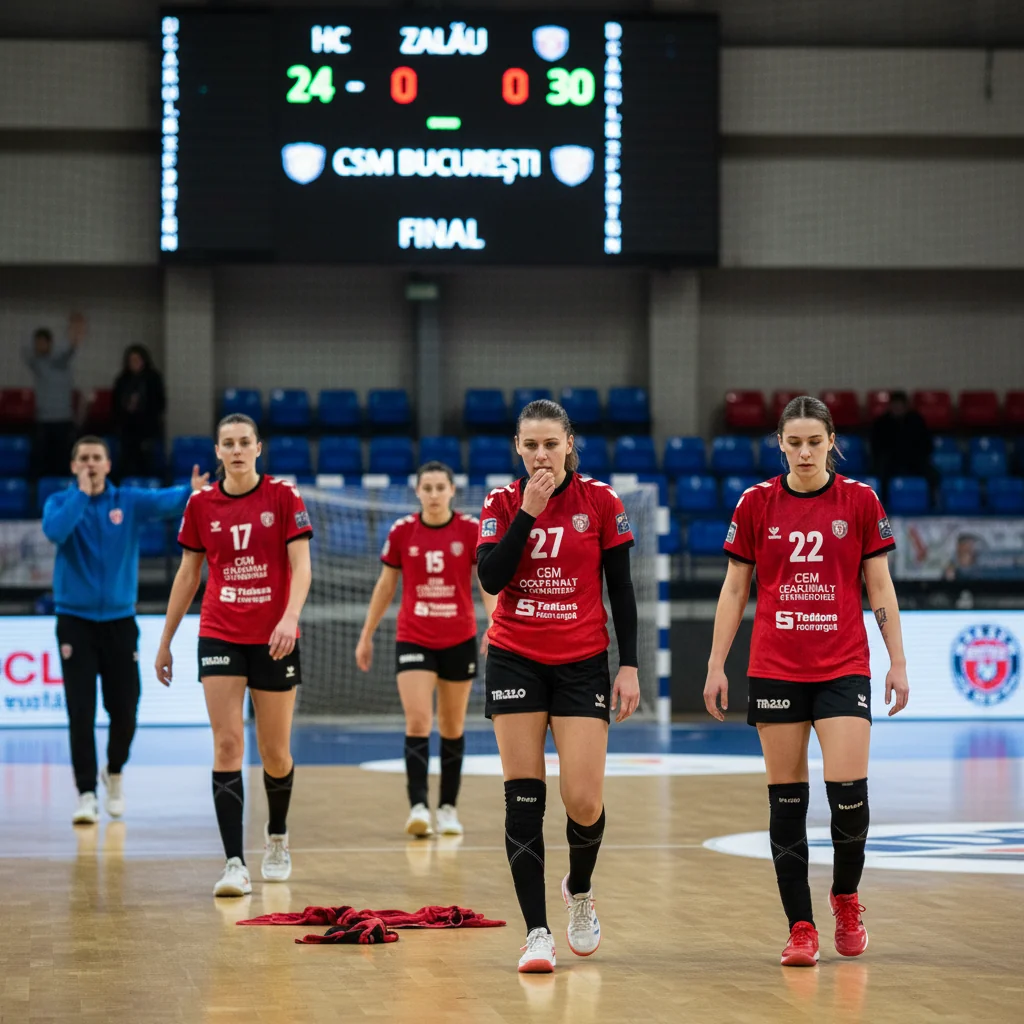 HC Zalău, în centrul atenției la nivel național după un nou eșec în Liga Florilor la Zalău