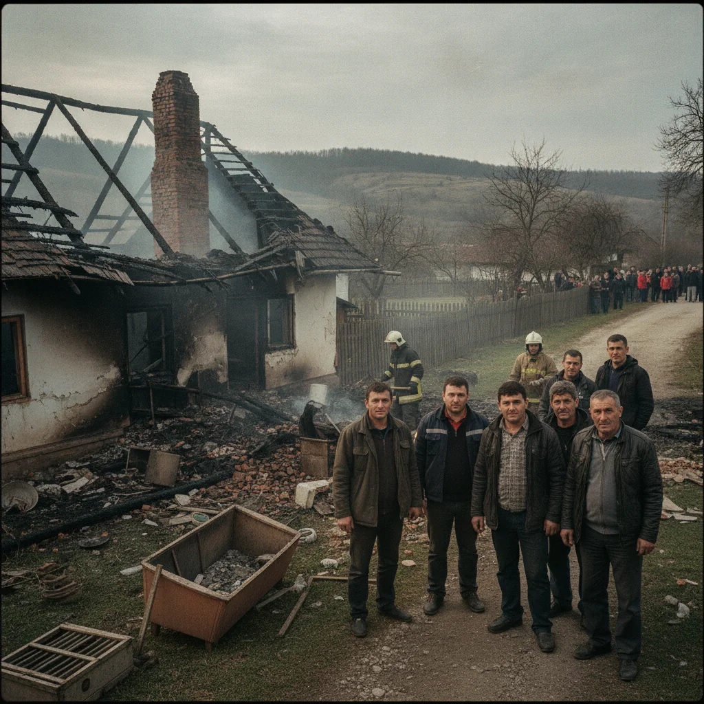 Incendiu la o anexă din Popeni, comuna Mirșid: acoperiș afectat