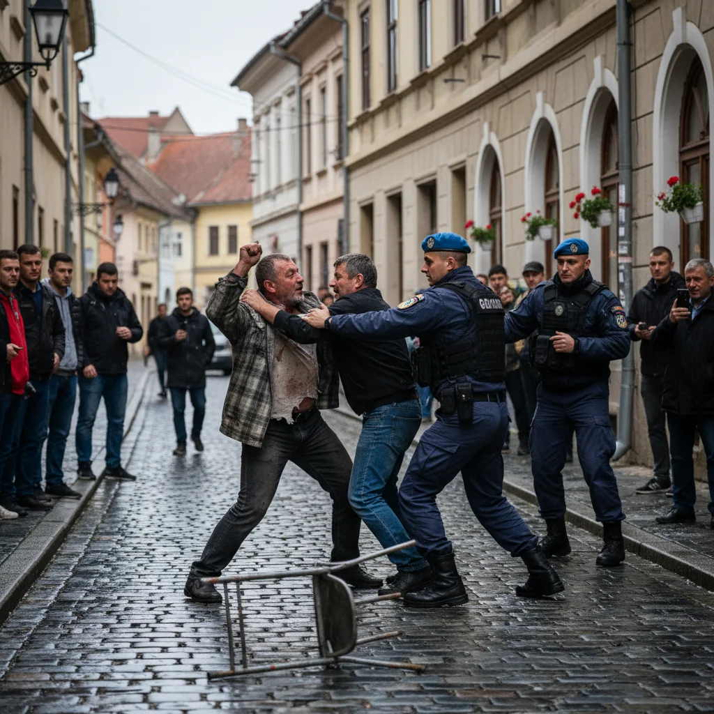 Intervenție a jandarmilor după un conflict între doi bărbați în Zalău