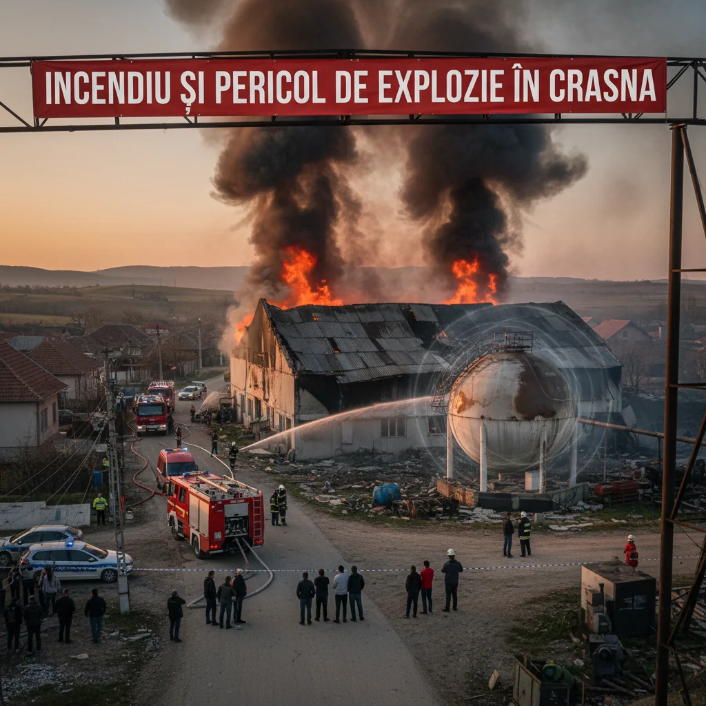 intervenție a pompierilor locali