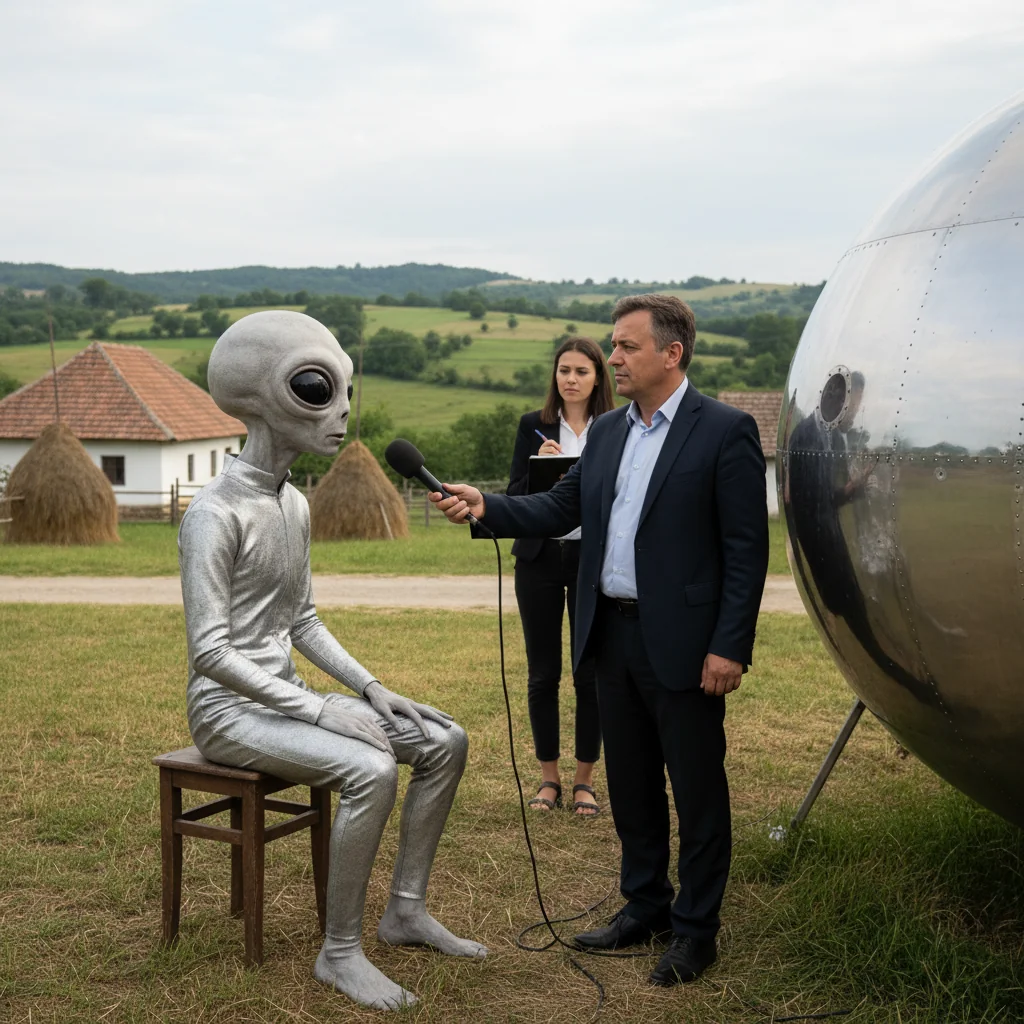 Interviu Exclusiv cu Extraterestrul din Filmul Românesc Vasile şi Naveta Spațială