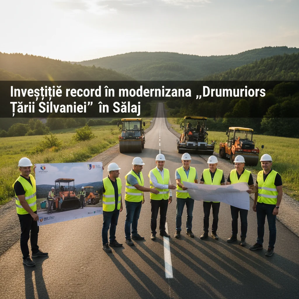 Investiție de aproximativ 85 de milioane de euro pentru „Drumurile Țării Silvaniei”, anunțată la Zalău