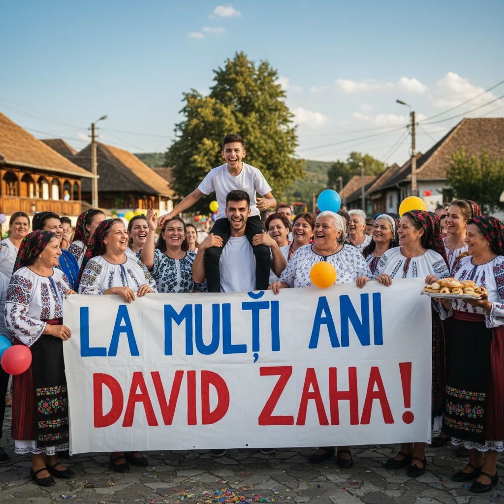 La mulți ani, David Zaha! Mesaj special pentru starul fotbalului local