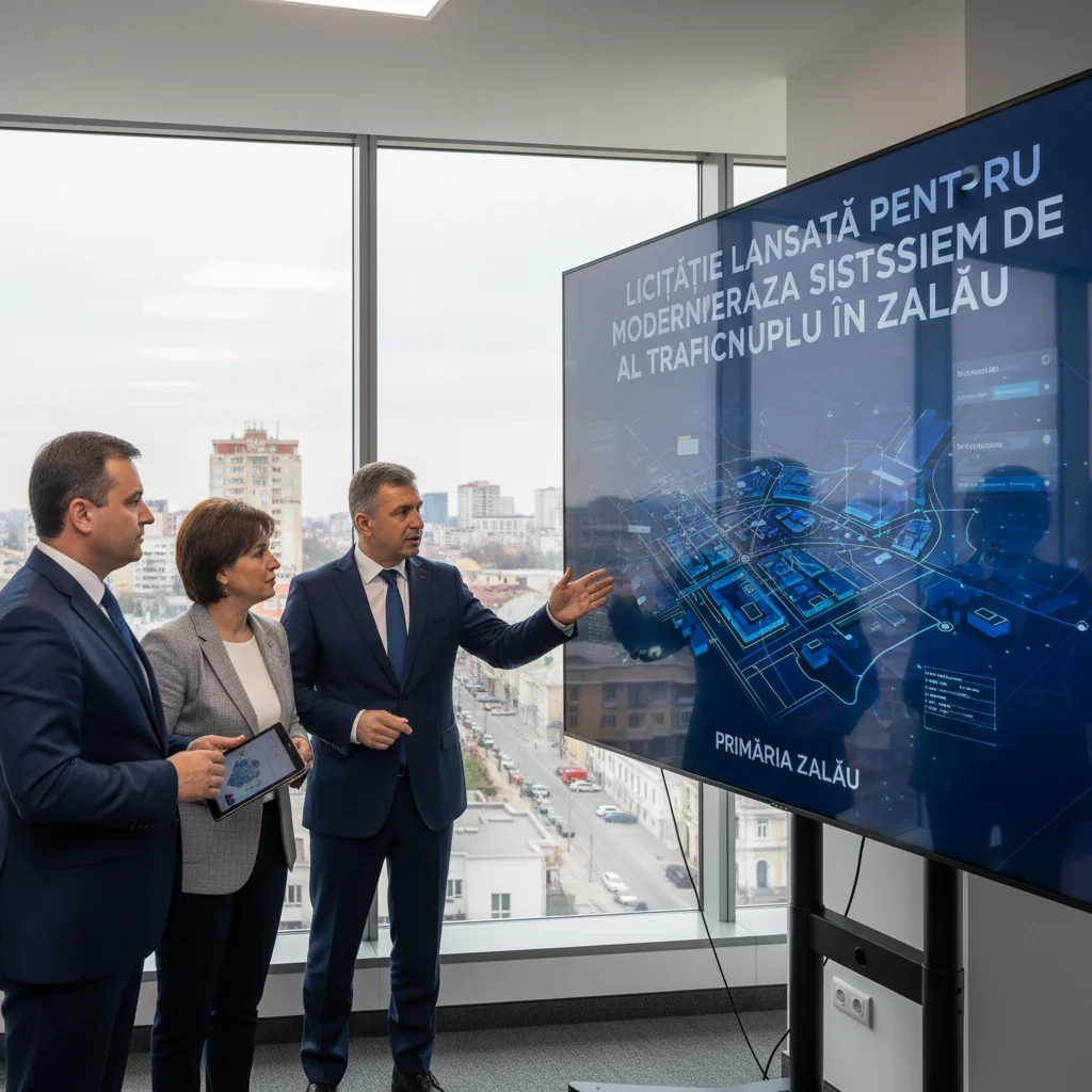 Licitație la Zalău pentru modernizarea sistemului de management al traficului