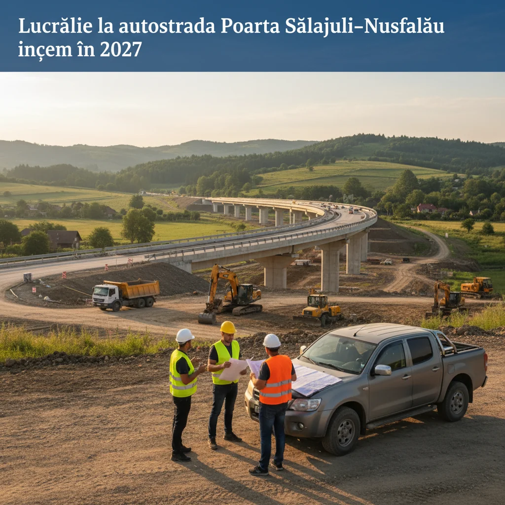Lucrările la autostrada Poarta Sălajului–Zalău–Nușfalău (A3) ar urma să înceapă în 2027