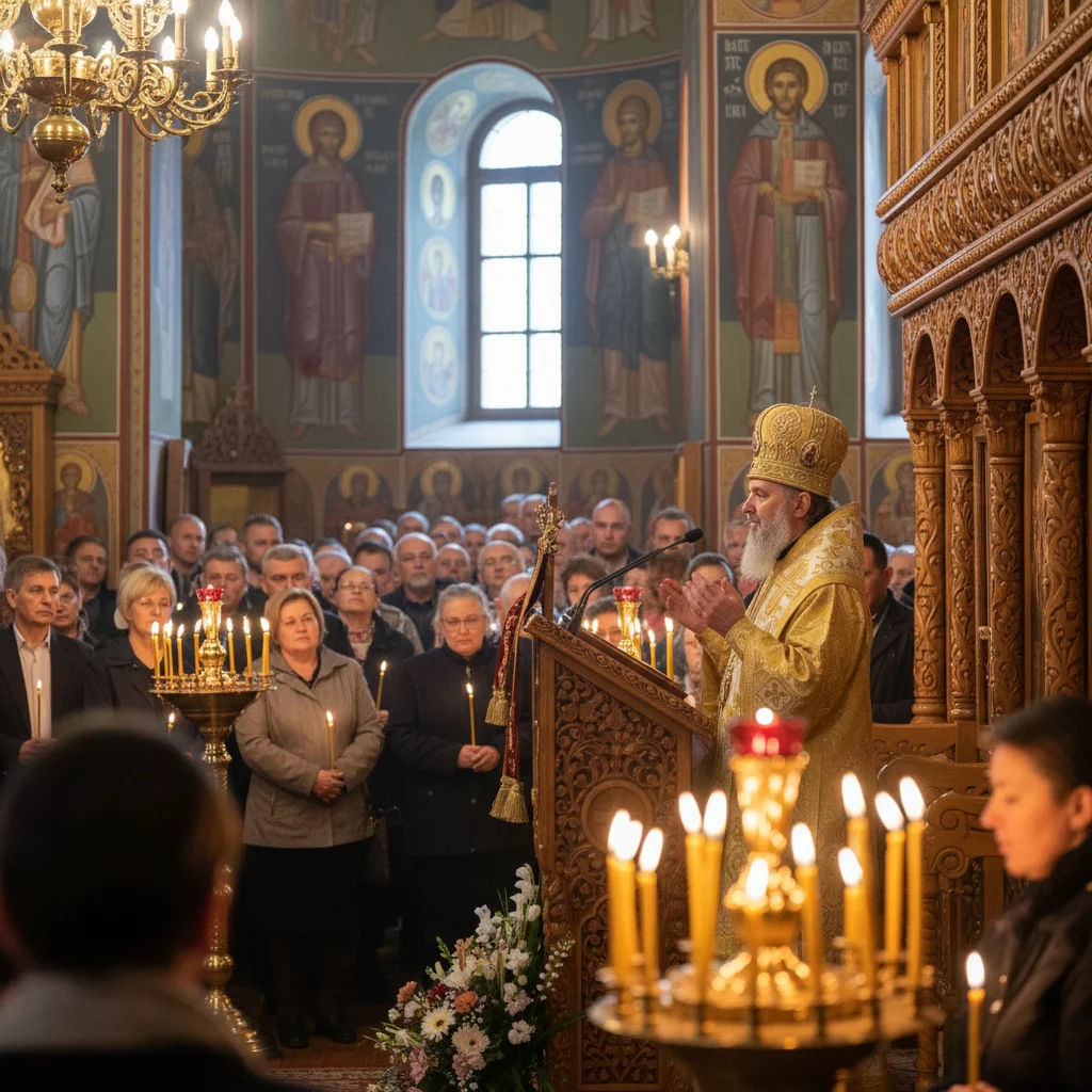 Lumina Crăciunului transmisă de Preasfințitul Benedict, episcopul Sălajului