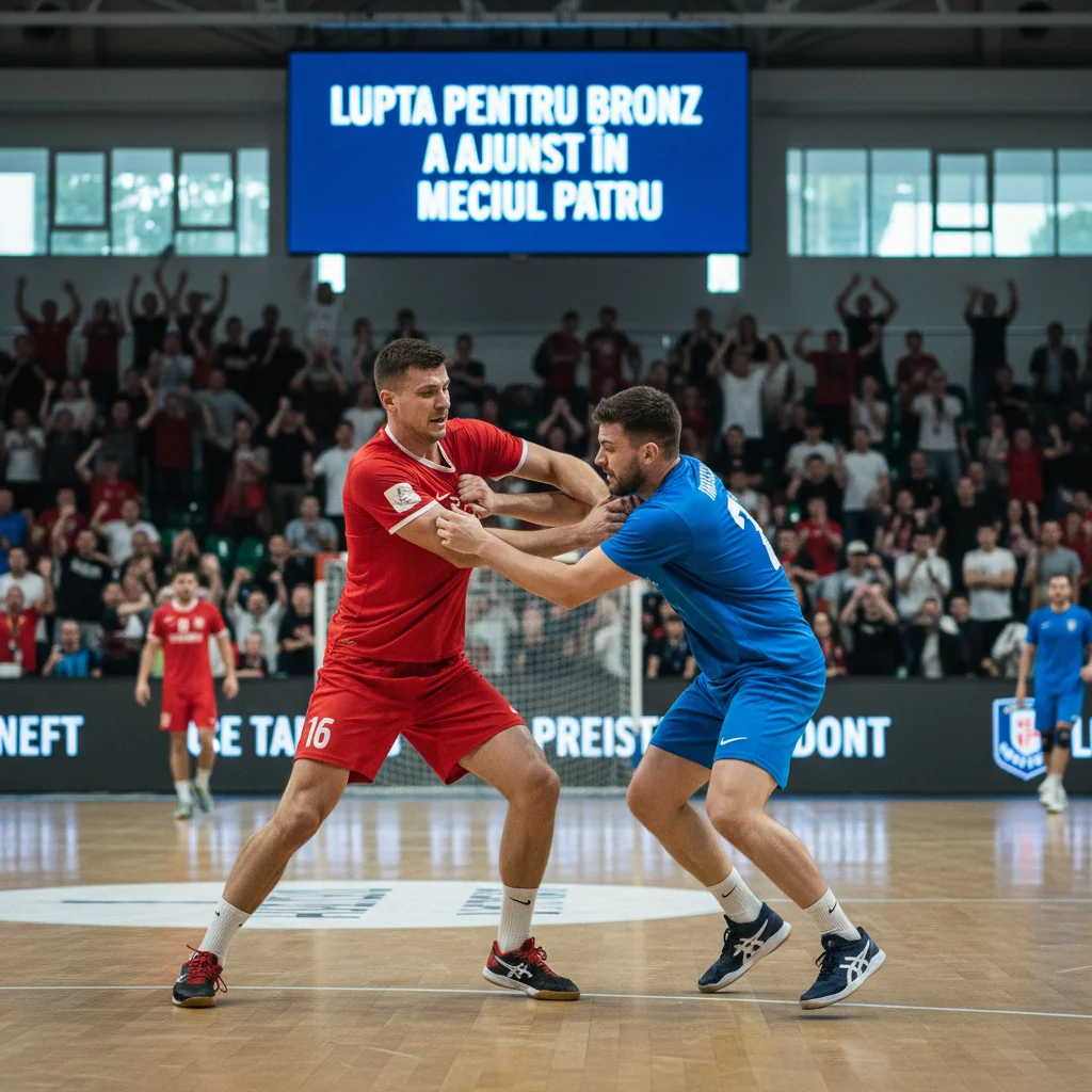 Lupta pentru bronz continuă cu meciul patru decisiv