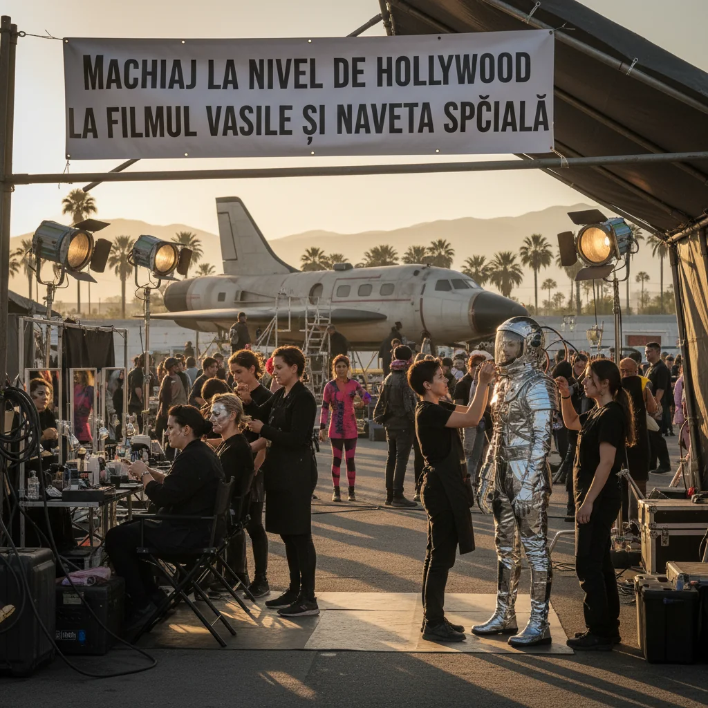 Machiaj Profesional de Hollywood pentru Filmul Vasile și Naveta Spațială