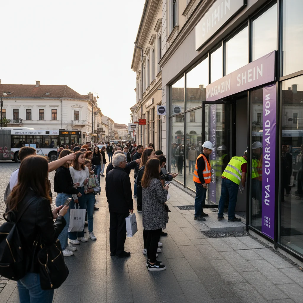 Magazin cu produse SHEIN anunțat în Zalău, în zona Perla de pe Bulevardul Mihai Viteazul