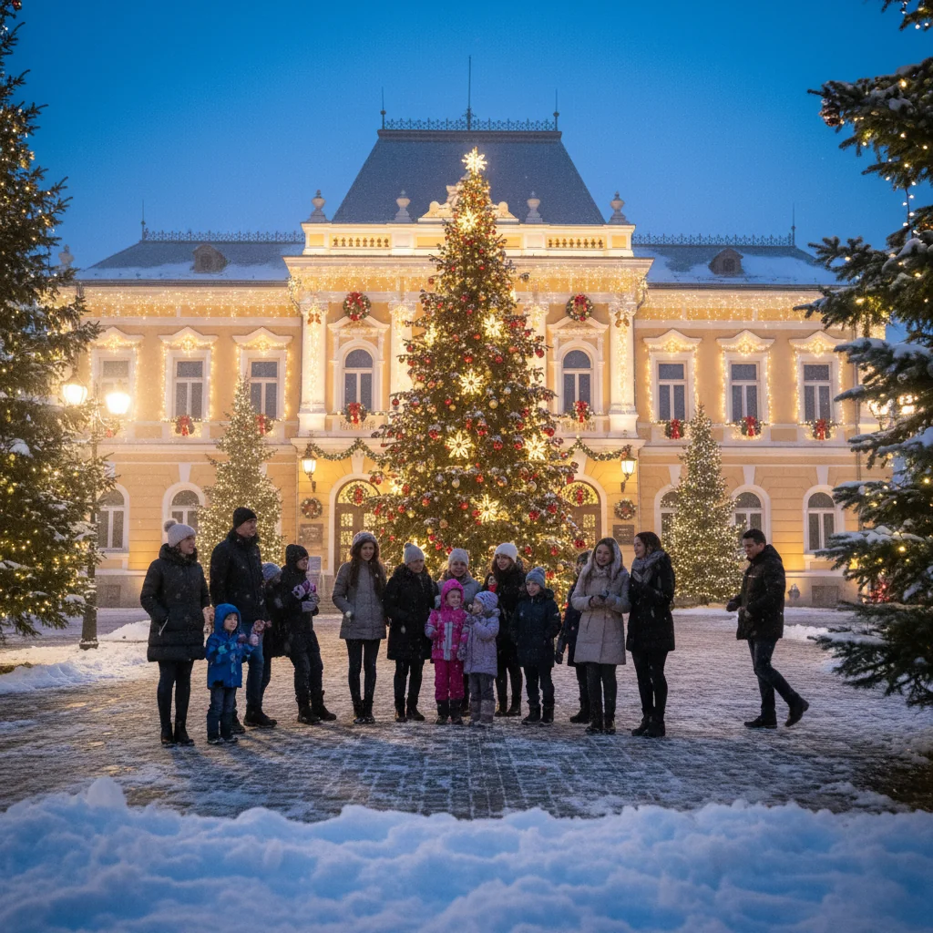 Magia Crăciunului prinde viață la Primăria Jibou
