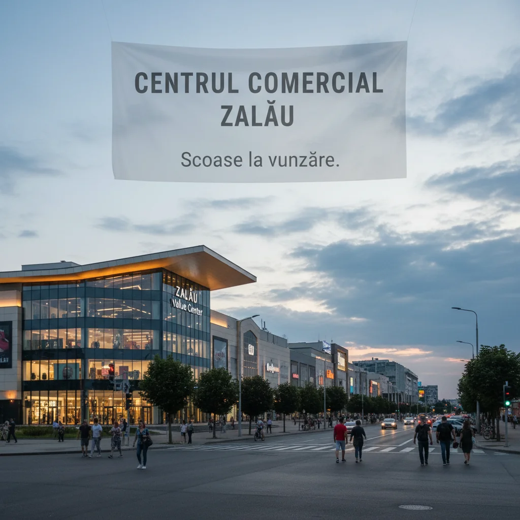 Mallurile din Zalău, inclusiv Zalău Value Center, puse pe piață într-un pachet evaluat la 300 de milioane de euro