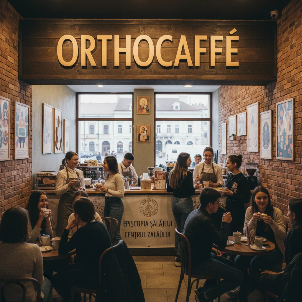 OrthoCaffé, nou spațiu pentru tineri deschis de Episcopia Sălajului în centrul municipiului Zalău
