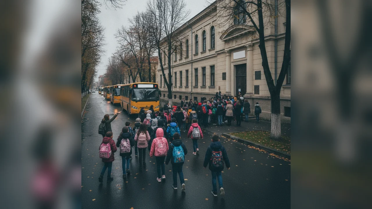 Peste 800 de elevi, transportați cu autobuze școlare în primele două zile