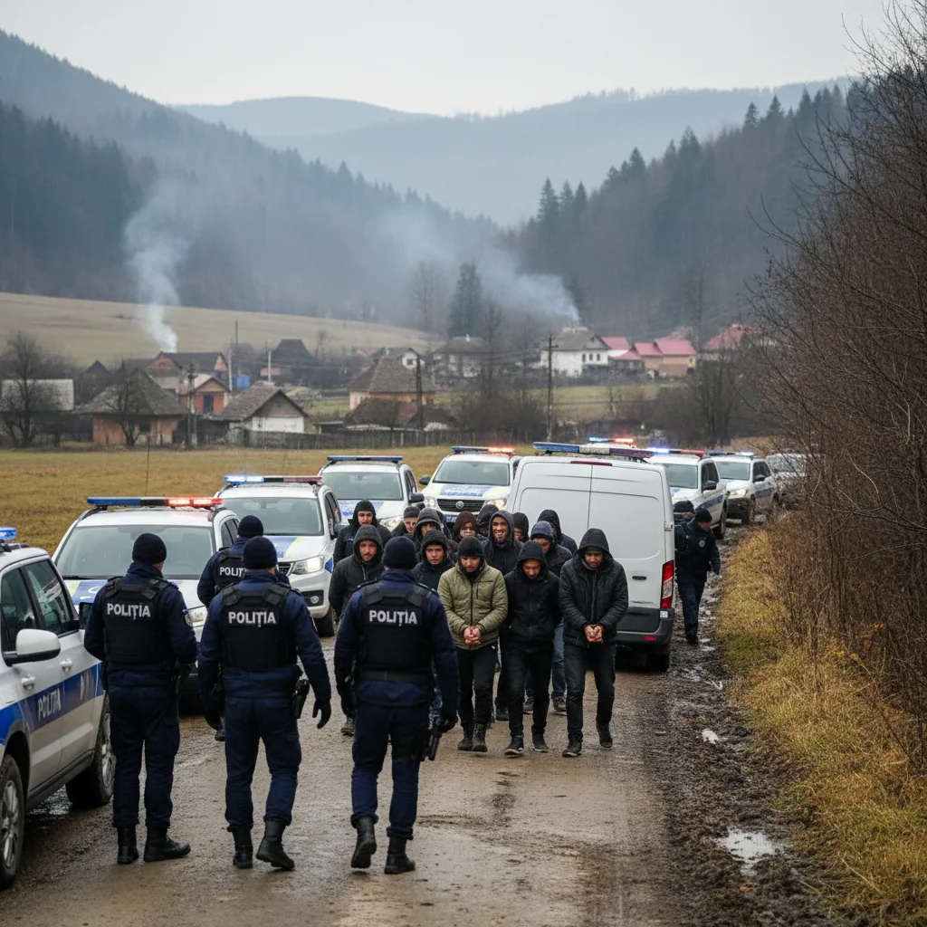 Poliția descinde pe Valea Someșului: 19 persoane arestate