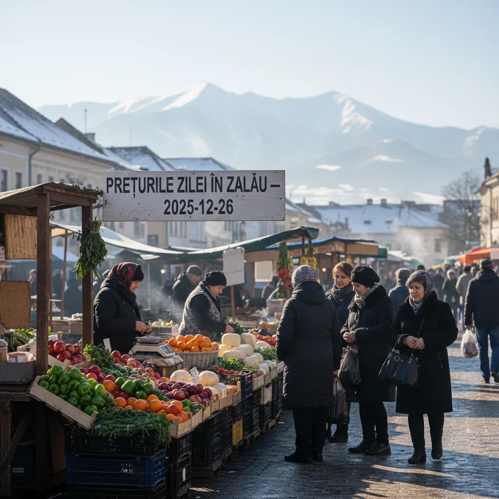 Prețurile zilei în Zalău – 2025-12-26